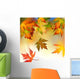 Falling Autumnal Leaves Wall Mural