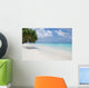 Beach With Palm Trees Wall Mural