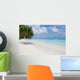 Beach With Palm Trees Wall Mural