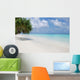 Beach With Palm Trees Wall Mural