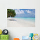 Beach With Palm Trees Wall Mural