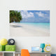 Beach With Palm Trees Wall Mural