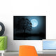 Moon and Tree Wall Mural