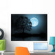 Moon and Tree Wall Mural