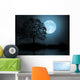 Moon and Tree Wall Mural