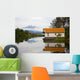 Open-Air Museum, Cottage Reflecting In Lake Wall Mural