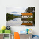 Open-Air Museum, Cottage Reflecting In Lake Wall Mural