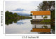 Open-Air Museum, Cottage Reflecting In Lake Wall Mural