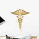 caduceus medical symbol Wall Decal