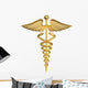 caduceus medical symbol Wall Decal
