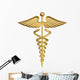 caduceus medical symbol Wall Decal