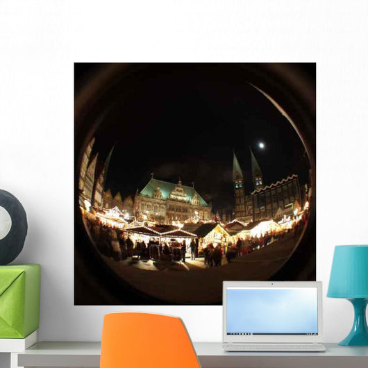 Bremen Christmas Market Wall Decal Design 2
