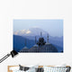 Domes Of Chitral Mosque With Trich Mir Mountain Peak In Background Wall Mural