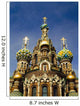 Ornate Exterior Of Church Of Spilled Blood Wall Mural