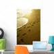 Footprints Sunrise Wall Decal