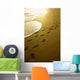 Footprints Sunrise Wall Decal