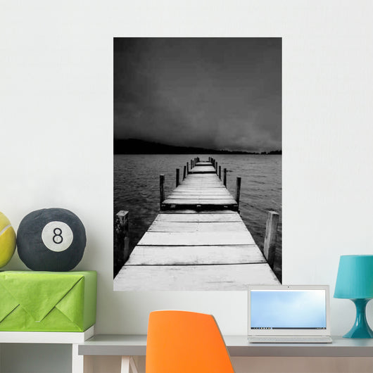 Jetty Black White Wall Decal