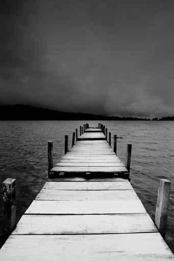 Jetty Black White Wall Decal