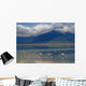 Flamingoes In Crater Lake At Ngorongoro Wall Mural