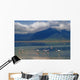 Flamingoes In Crater Lake At Ngorongoro Wall Mural