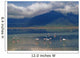 Flamingoes In Crater Lake At Ngorongoro Wall Mural