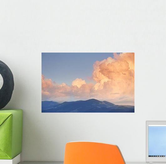 Smoky Mountains Ridge Panoramic Wall Decal