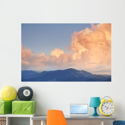 Smoky Mountains Ridge Panoramic Wall Decal