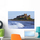 View From Ocean Of Bamburgh Castle Wall Mural