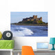View From Ocean Of Bamburgh Castle Wall Mural