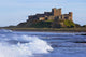 View From Ocean Of Bamburgh Castle Wall Mural