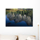 Reflections In Mered River Wall Mural