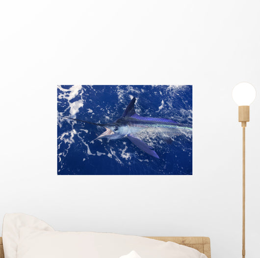 Atlantic White Marlin Big Game Sport Fishing Wall Mural