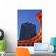 Smurfit-Stone Building Behind Wrigley Square Columns, Low Angle View Wall Mural