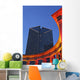 Smurfit-Stone Building Behind Wrigley Square Columns, Low Angle View Wall Mural