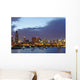 Chicago Skyline At Dusk Wall Mural