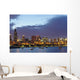 Chicago Skyline At Dusk Wall Mural