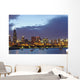 Chicago Skyline At Dusk Wall Mural