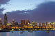 Chicago Skyline At Dusk Wall Mural