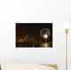 Fireworks Against Chicago Skyline At Night Wall Mural