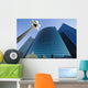 Wacker Drive Building With Street Lamp In Foreground, Low Angle View Wall Mural