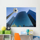 Wacker Drive Building With Street Lamp In Foreground, Low Angle View Wall Mural