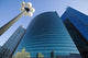 Wacker Drive Building With Street Lamp In Foreground, Low Angle View Wall Mural