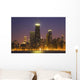 Chicago Skyscrapers With John Hancock Center At Night Wall Mural