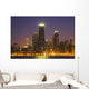 Chicago Skyscrapers With John Hancock Center At Night Wall Mural