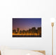 Chicago Downtown Skyline At Night Wall Mural
