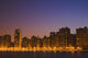 Chicago Downtown Skyline At Night Wall Mural
