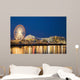 Amusement Park On Navy Pier At Dusk Wall Mural