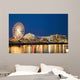 Amusement Park On Navy Pier At Dusk Wall Mural