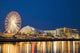 Amusement Park On Navy Pier At Dusk Wall Mural