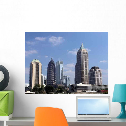 Midtown Atlanta Skyline Wall Decal